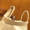 爱马仕 Lindy 30cm 奶昔白 Togo牛皮 银扣 原版蜜蜡线 顶级手缝 现货