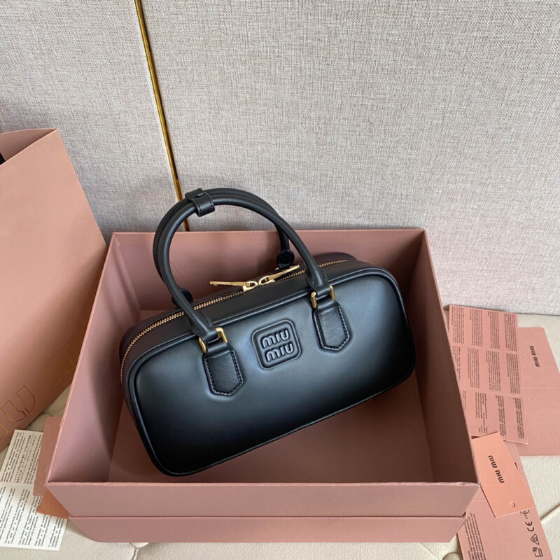 miumiu缪缪*5BB148保龄球包袋黑色免检版 - Image 7