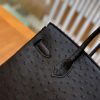 爱马仕 Birkin 30 南非kk级鸵鸟皮 经典黑 金扣 原版蜜蜡线