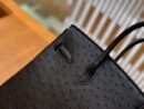 爱马仕 Birkin 30 南非kk级鸵鸟皮 经典黑 金扣 原版蜜蜡线