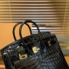 爱马仕 Birkin 25cm 2代19cm 黑色 美洲 尼罗 鳄鱼皮