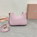 miumiu缪缪*5BH211单肩包粉色免检版