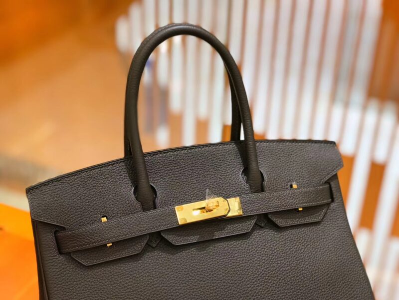 爱马仕 Birkin 30cm 摩卡 Togo小牛皮 金扣 原版蜜蜡线 顶级手缝 - Image 4