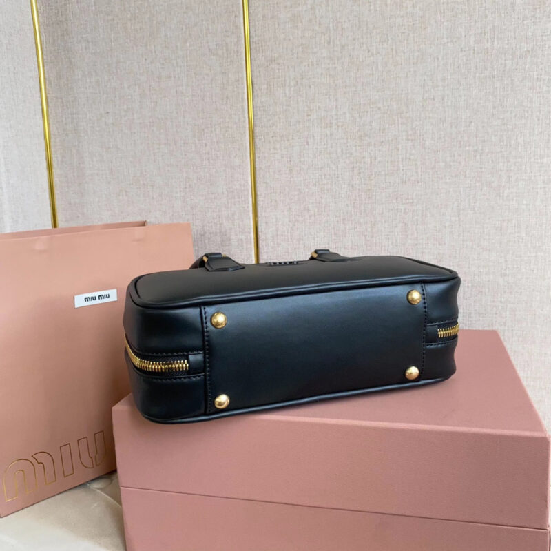 miumiu缪缪*5BB148保龄球包袋黑色免检版 - Image 6