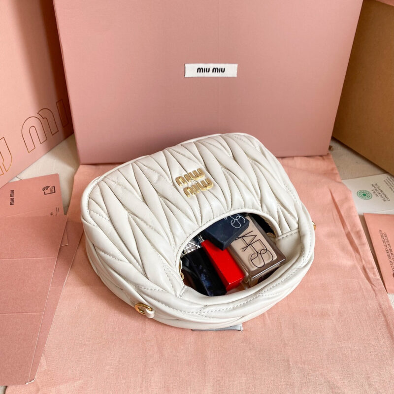 miumiu缪缪*5BP078Mini单肩包白色免检版 - Image 10