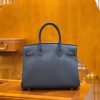 爱马仕 Birkin 30cm 明兰色 Togo小牛皮 金扣 原版蜜蜡线 顶级手工缝制