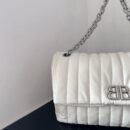 Balenciaga*Monaco系列衍缝线牛皮单肩包m