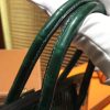 爱马仕 Birkin铂金包 祖母绿 一级皮 湾鳄鱼皮 倒V 进口原料 顶级手缝工艺 30cm