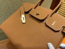 爱马仕 Birkin 30cm ( 铂金包) Togo小牛皮 金棕 原版蜜蜡线 全手工缝制