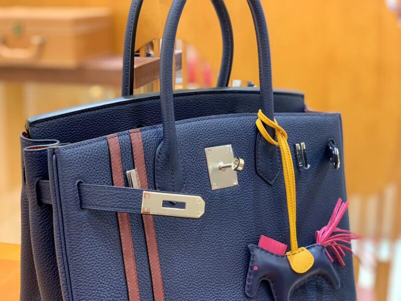 爱马仕 Birkin 30cm 中队长 银扣 德国进口togo 牛皮 全手工缝制 - Image 3