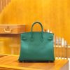 爱马仕 Birkin 25cm 孔雀绿 Epsom掌纹小牛皮 金扣 原版蜜蜡线 顶级手缝