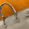 爱马仕 Birkin 铂金包 斑鸠灰 小牛皮 银扣 40cm 男士首选