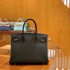 爱马仕 Birkin 30cm. Touch 系列 亮面鳄鱼皮拼牛皮 经典黑 玫瑰金 高订版本