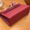 爱马仕 Mini Kelly迷你凯莉 石榴红 Epsom掌纹皮 臻品级别 1代 金扣 22cm