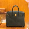 爱马仕 Birkin 35cm 鳄鱼皮 铁灰 金扣 全手工缝制