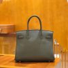 爱马仕 Birkin 30cm 锡器灰 Togo小牛皮 银扣 原版蜜蜡线 顶级手工缝制