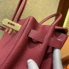 爱马仕 Birkin 30cm ( 铂金包) Togo小牛皮 石榴红 原版蜜蜡线 全手工缝制