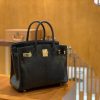 f8368c7b7d5e0d6.jpg 爱马仕 Birkin 铂金包 经典黑 仿蜥蜴皮 金扣 30cm
