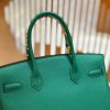 爱马仕 Birkin 30cm 丝绒绿 Togo小牛皮 金扣 原版蜜蜡线 顶级手工缝制