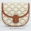 Celine*TriompheCanvas系列Mini袋196702白免检版