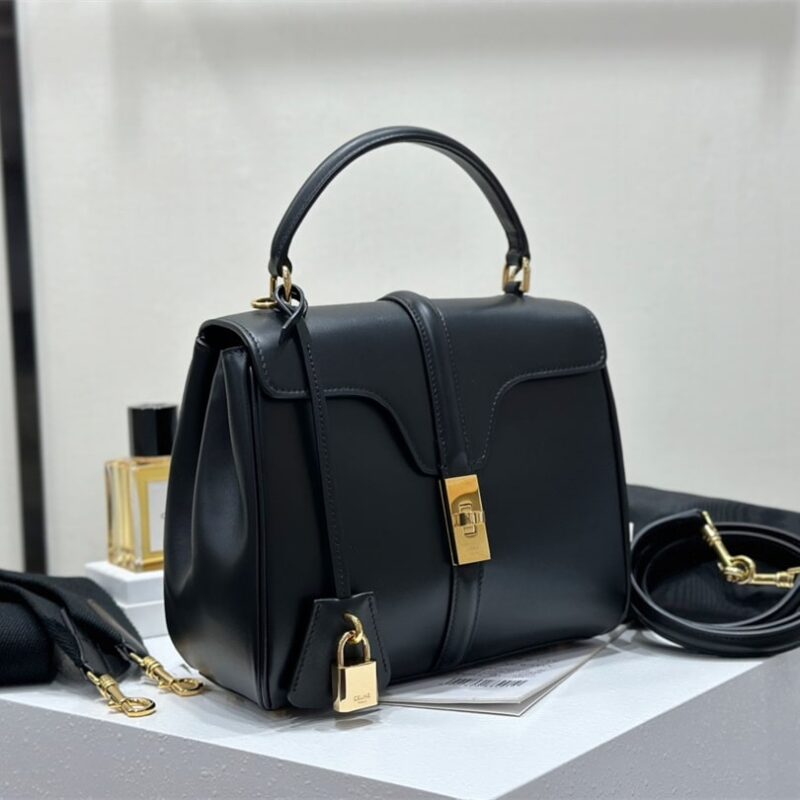 Celine*Cles16系列手袋188003黑色免检版 - Image 3