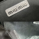 miumiu缪缪TooPretty系列5BB123保龄球手袋银色
