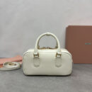 miumiu*Arcadie系列5BB142保龄球白色免检版