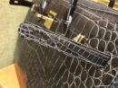 爱马仕 Birkin铂金包 锡器灰 一级皮 尼罗鳄鱼 进口原料 顶级手缝工艺 金扣 35cm