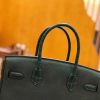 爱马仕 Birkin 30cm Touch 松柏绿 鳄鱼皮拼牛皮 全手工缝制