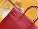 爱马仕 Birkin 30cm 石榴红 银扣 德国进口togo 牛皮 全手工缝制