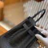 爱马仕 Birkin 30cm 石墨灰 一级尼罗鳄 金扣 原版蜜蜡线 顶级手缝