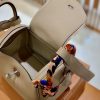爱马仕 Mini Lindy 迷你 琳迪包 风衣灰 18cm
