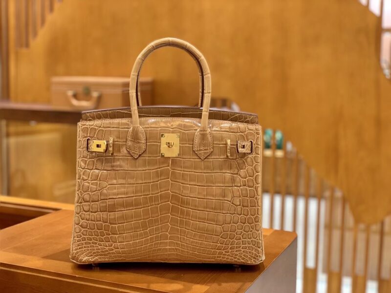 爱马仕 Birkin 30cm 太妃金 金扣 一级皮 尼罗鳄鱼皮 臻品级别