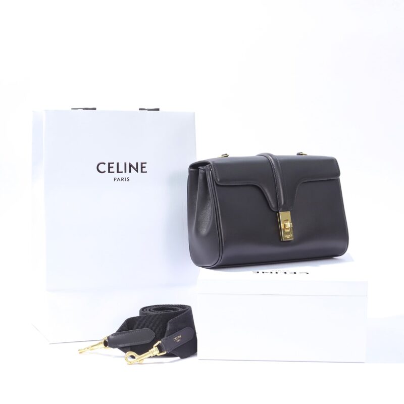 Celine*Soft16系列单肩包196853黑色免检版 - Image 3