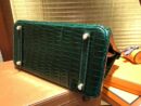 爱马仕 Birkin铂金包 祖母绿 一级皮 湾鳄鱼皮 倒V 进口原料 顶级手缝工艺 30cm