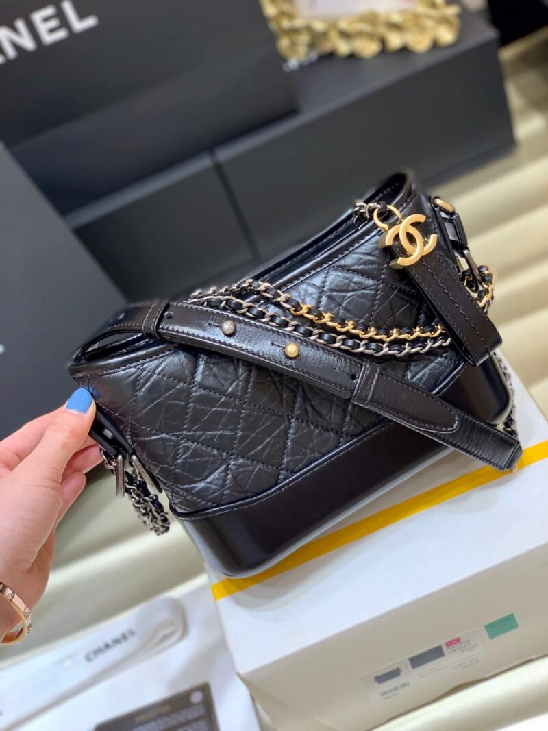 CHANEL Gabrielle hobo bag 流浪包 A91810黑色