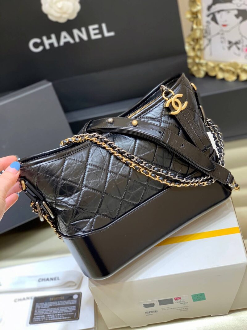 CHANEL Gabrielle hobo bag 中号流浪包 AS1521黑色