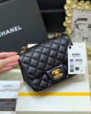 CHANEL CF 17CM方胖子 A01115牛皮/黑色/金扣