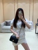 CHANEL CF 20CM 大mini 经典款之Classic flap bag A01116牛皮/黑色/金扣