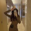 CHANEL 小金球系列腰包口红包 AP1461黑色