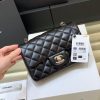 CHANEL 纯原厂CF 20CM 大Mini 经典款之Classic flap bag A01116黑色/银扣