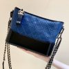 CHANEL Gabrielle hobo bag 中号流浪包 AS1521蓝色