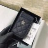 Chanel 2020新款 球纹牛皮拉链多层卡包 AP1650黑色/金扣