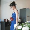 Chanel 2021早秋高级手工坊双金珠系列小方包 AP2290酒红
