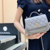 Chanel Haas牛皮纯原厂邮差包 A93749灰色