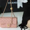 Chanel Flap Bag CF羊皮大Mini金球包 AS1787粉色