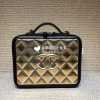 Chanel 2021镜面土豪金化妆包 AP2900