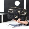 CHANEL CF徽章限量版斜挎包 AS2979黑色