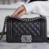 i1637906049_7429_1.jpg CHANEL LEBOY 20 正品皮小球纹 黑银小号 A67085