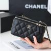CHANEL 2022cc 春夏系列荔枝皮长盒子 AP2625黑色